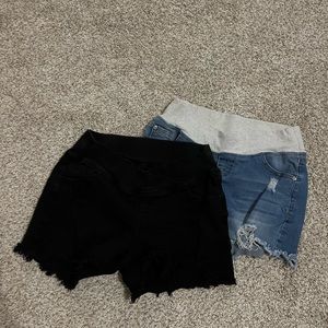 Maternity shorts